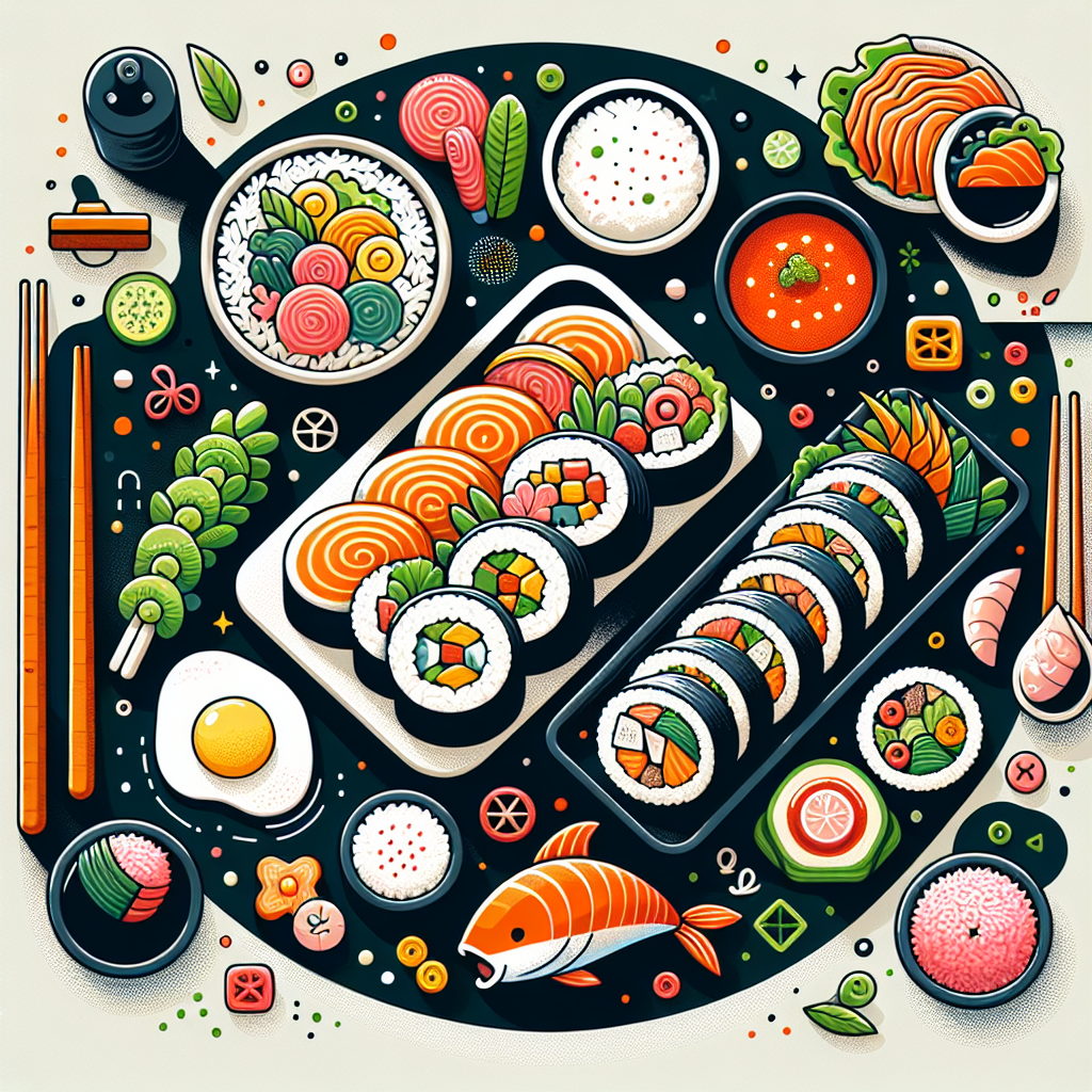 김밥 맛집 TOP 10, 당신의 입맛을 사로잡을 것